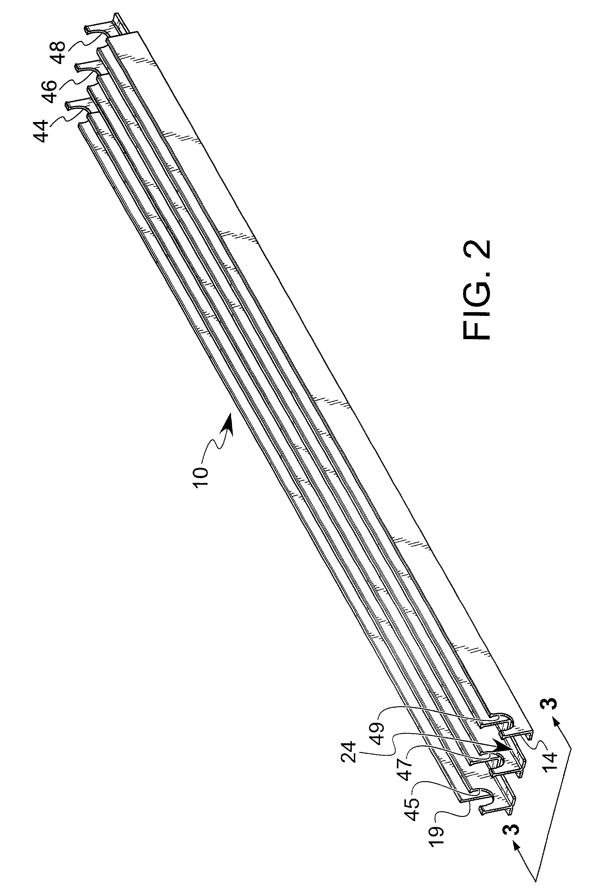 Interlocking scaffold plank