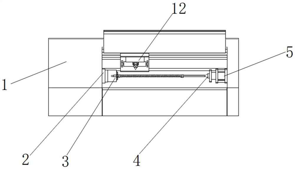 Cutting-off equipment for stapler suturing titanium nail production