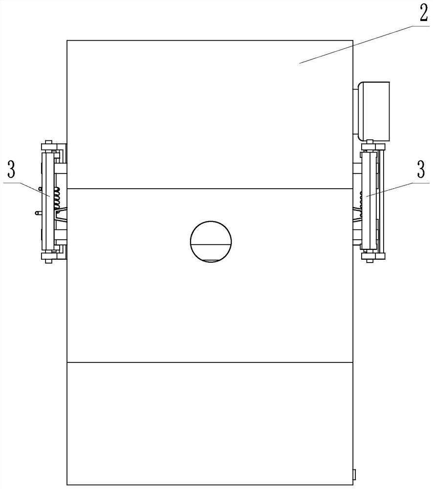 An array type heat exchange tube wall thickness on-line ultrasonic monitoring device