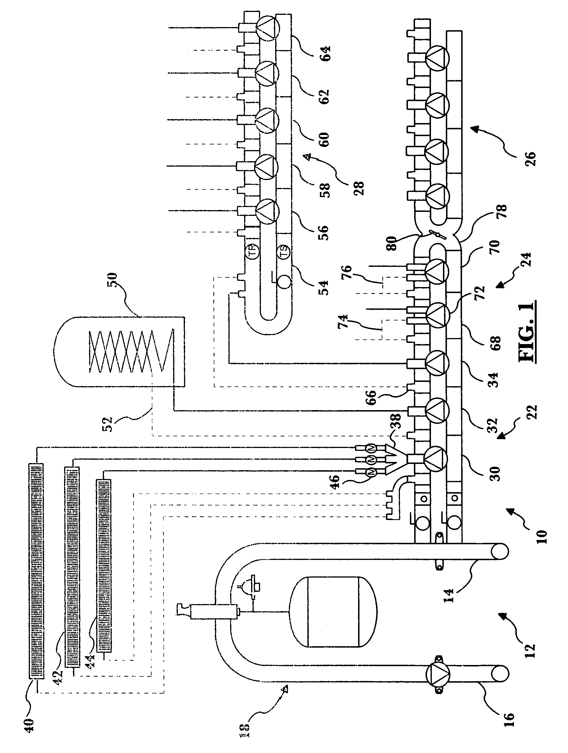 Multi-line fluid conduit modules