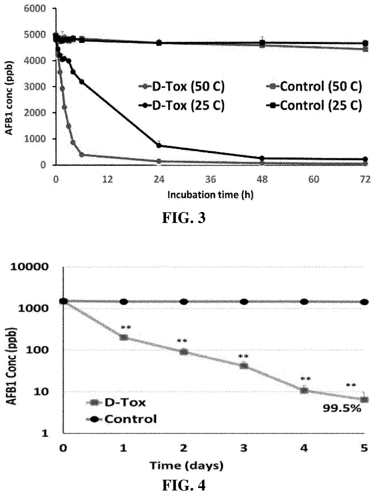 Composition for degradation of aflatoxin comprising aspergillus culture filtrate as effective component and uses thereof