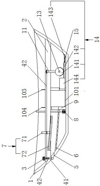 Floating object cleaning device for surface treatment of rivers and lakes