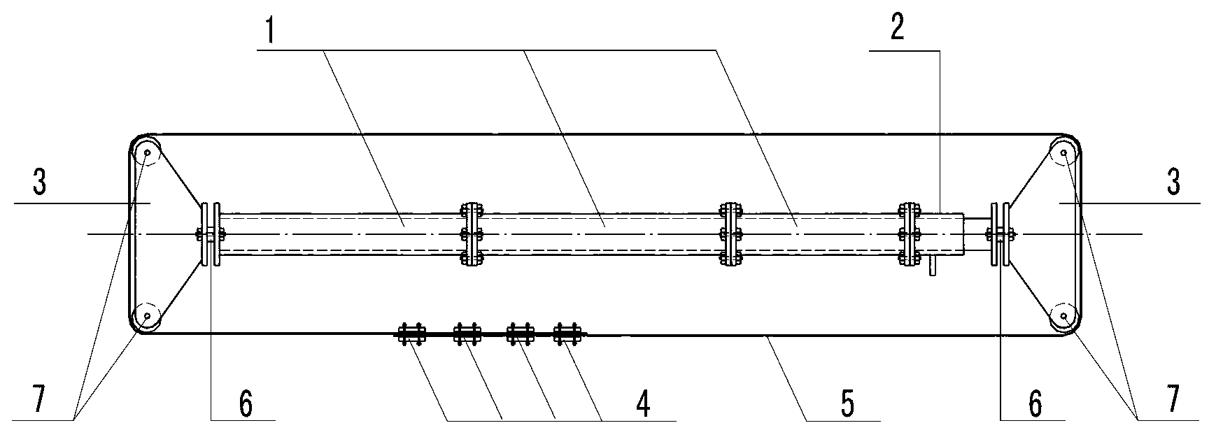 Prestress tensioning device and use method of fiber cloth