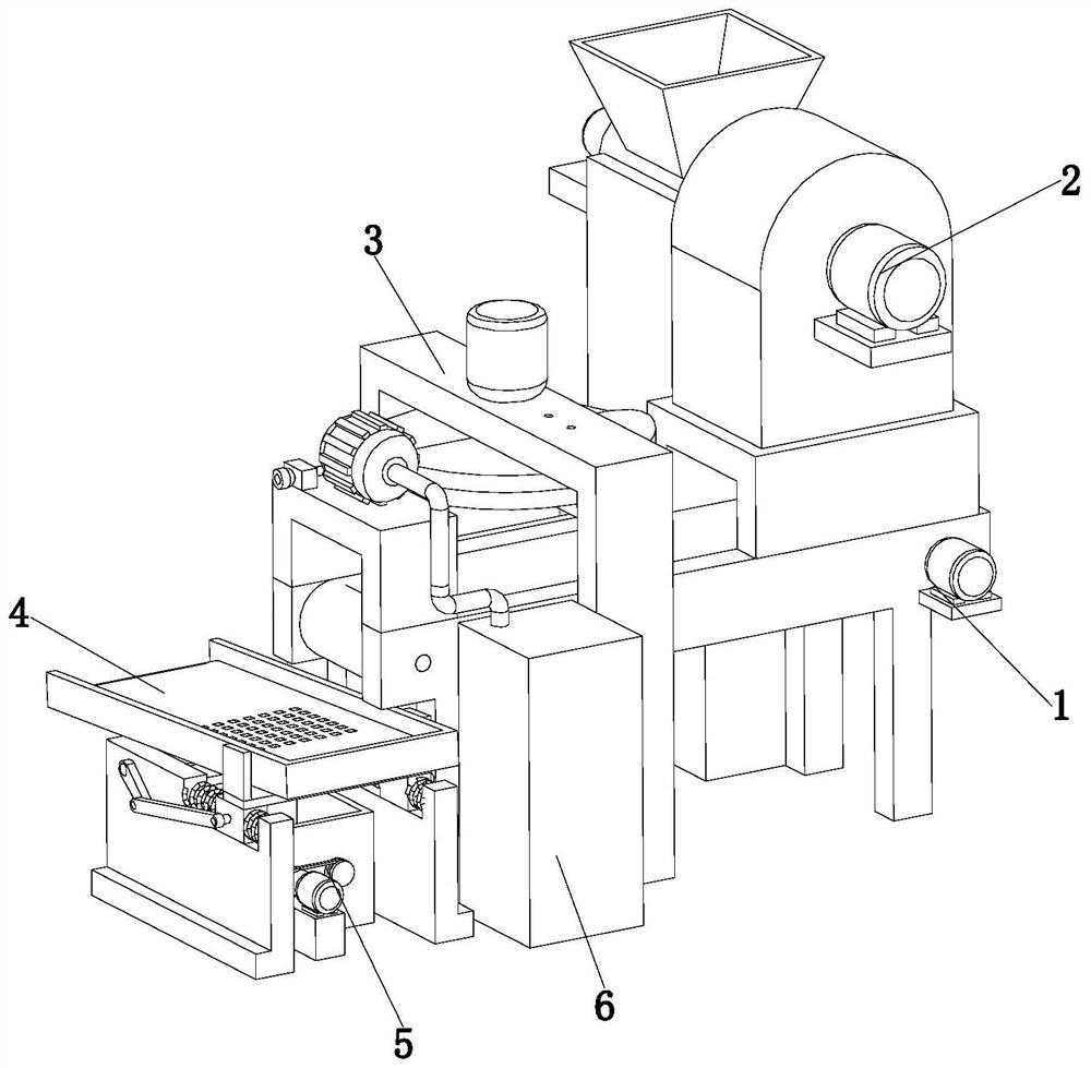 Construction waste treatment device