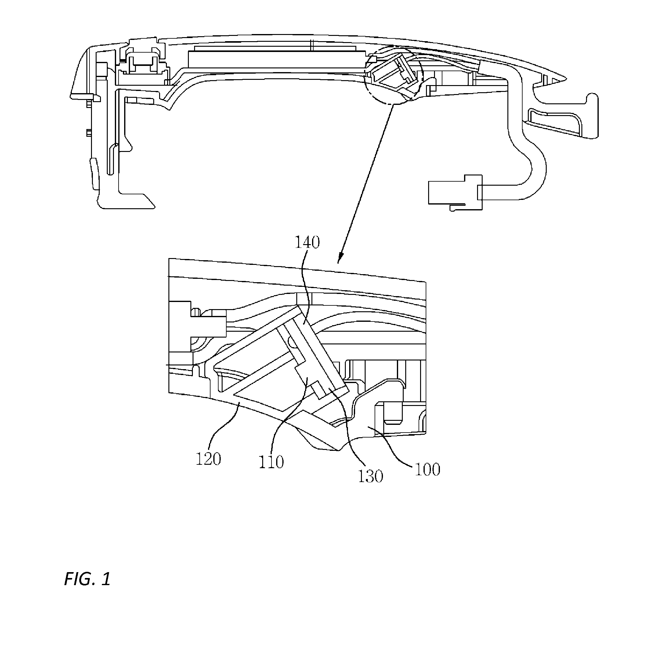 Illuminator of door outside handle for vehicle