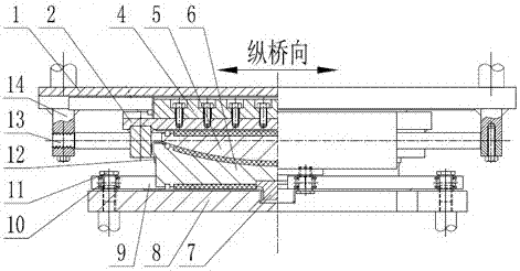 Equal rigid arm velocity locking shock absorber