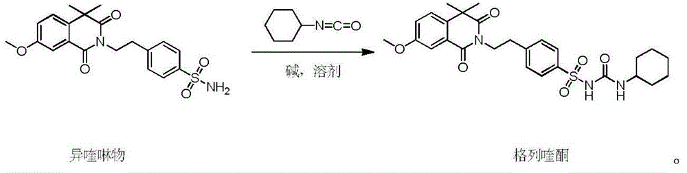 Gliquidone preparation method