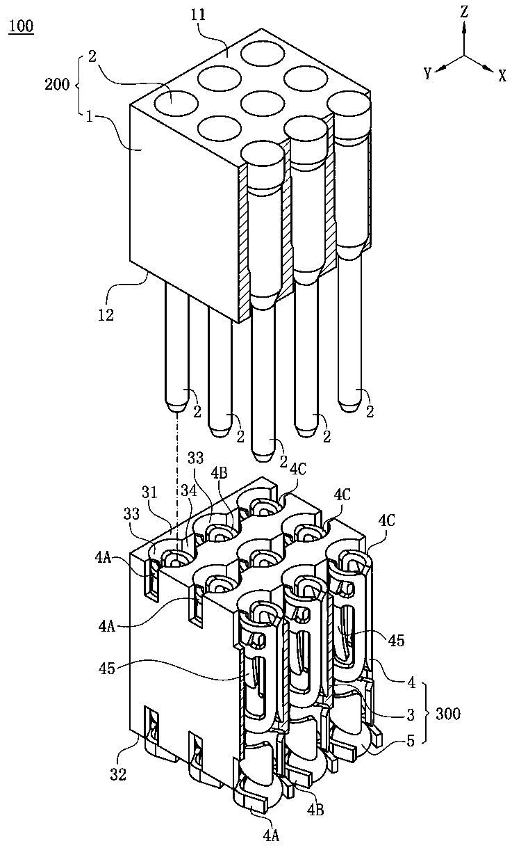 Electrical connector and its electrical connector combination