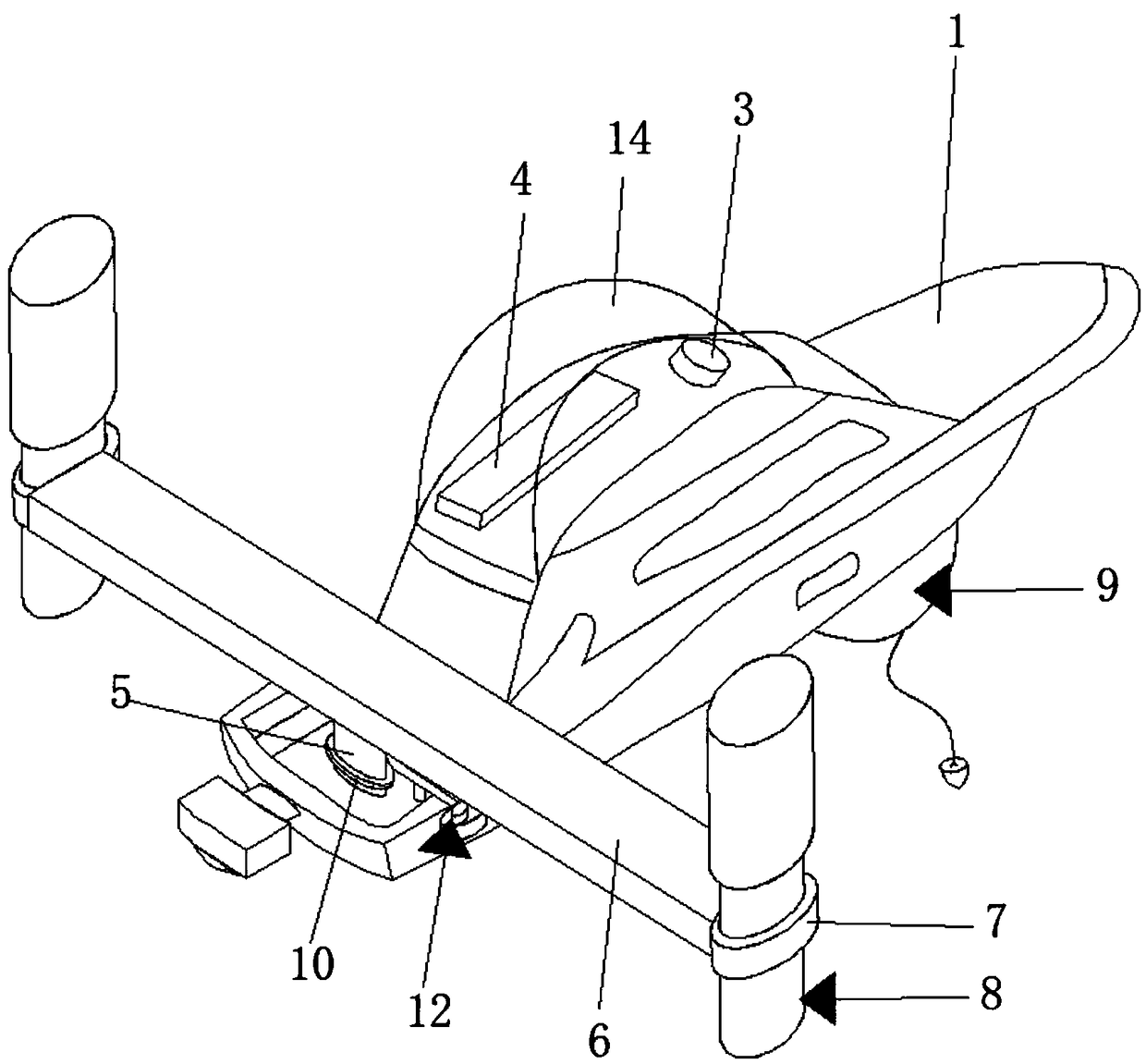 Coagulant feeding device for swimming pools