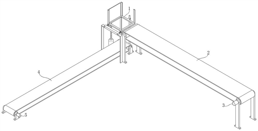 Automatic corrugated board stacking equipment