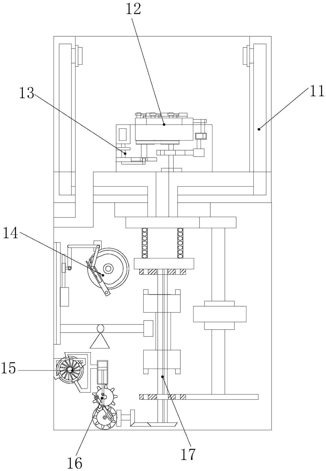 Drill bit cleaning equipment for natural gas exploitation equipment