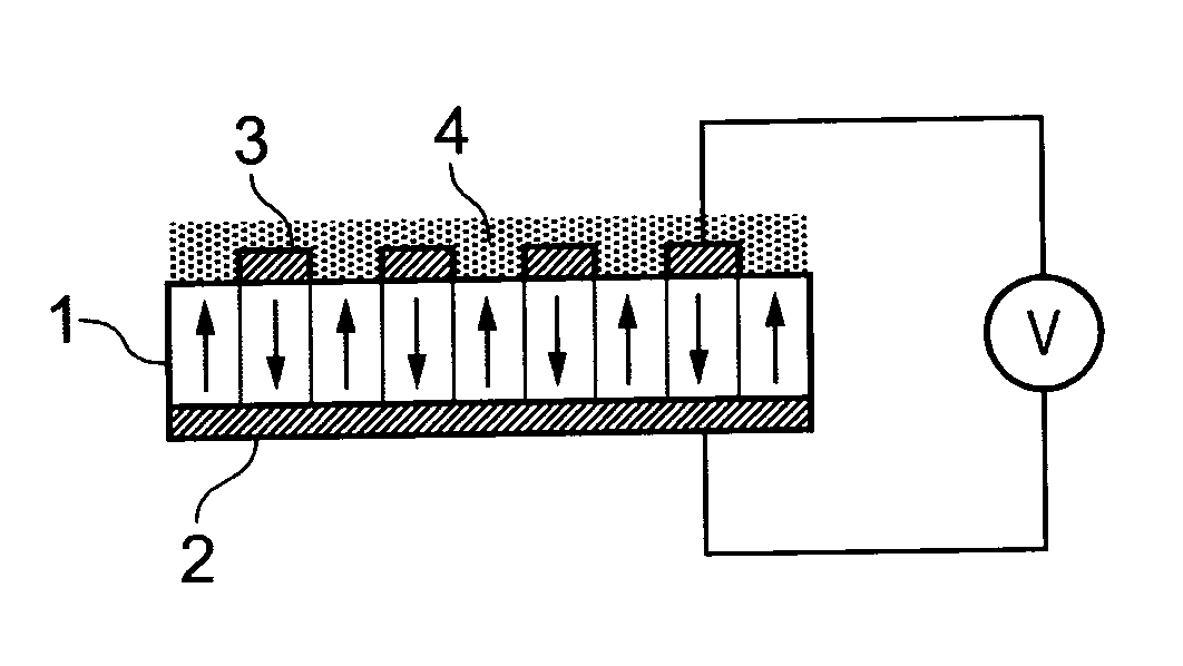 Electric field poling of ferroelectric materials