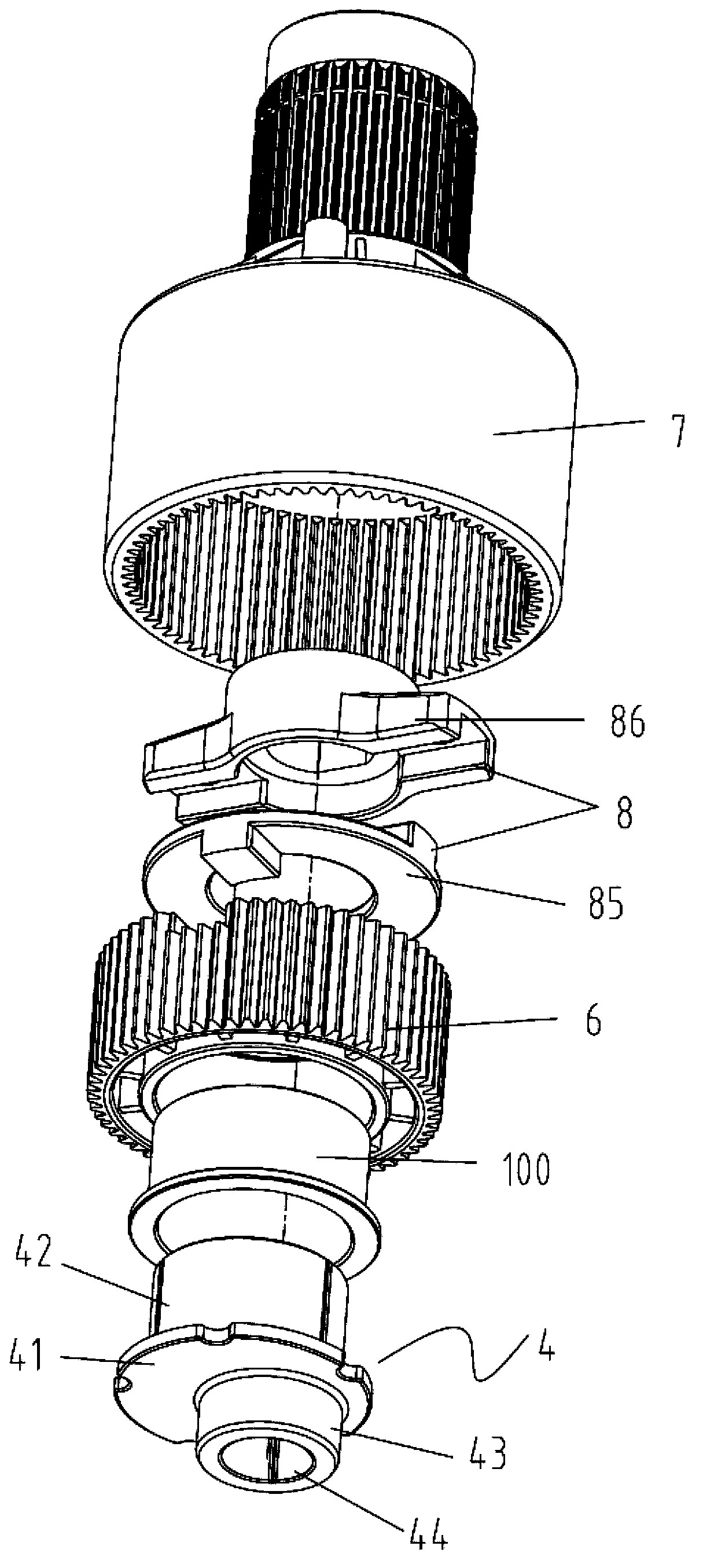 Washing machine double-even-power output method and device, washing machine and washing method