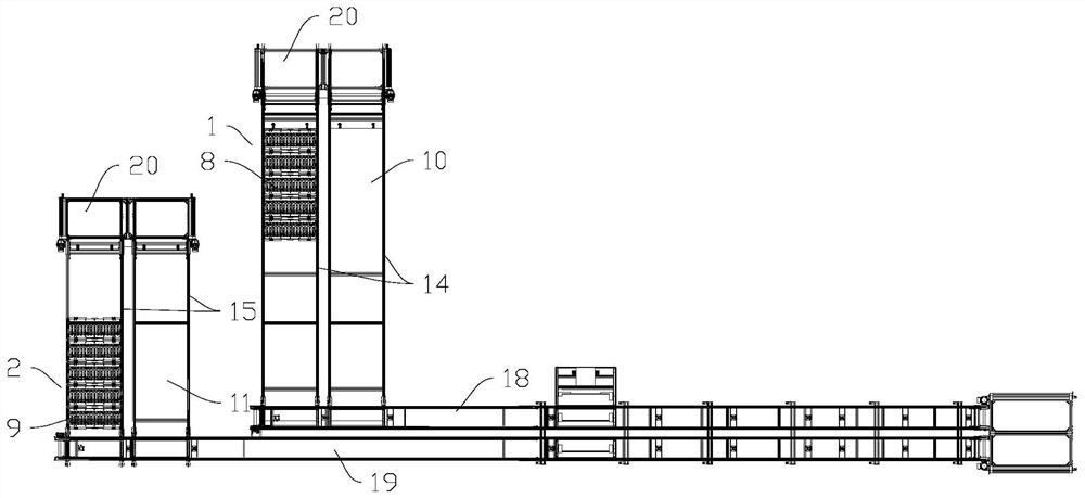 Battery cell proportioning and recombining device, battery module assembly line and battery cell proportioning and recombining method