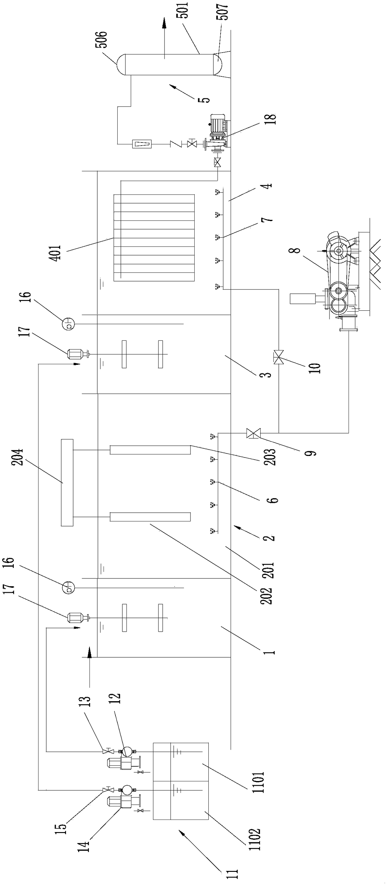 Chemical nickel wastewater treatment method and treatment system used by same