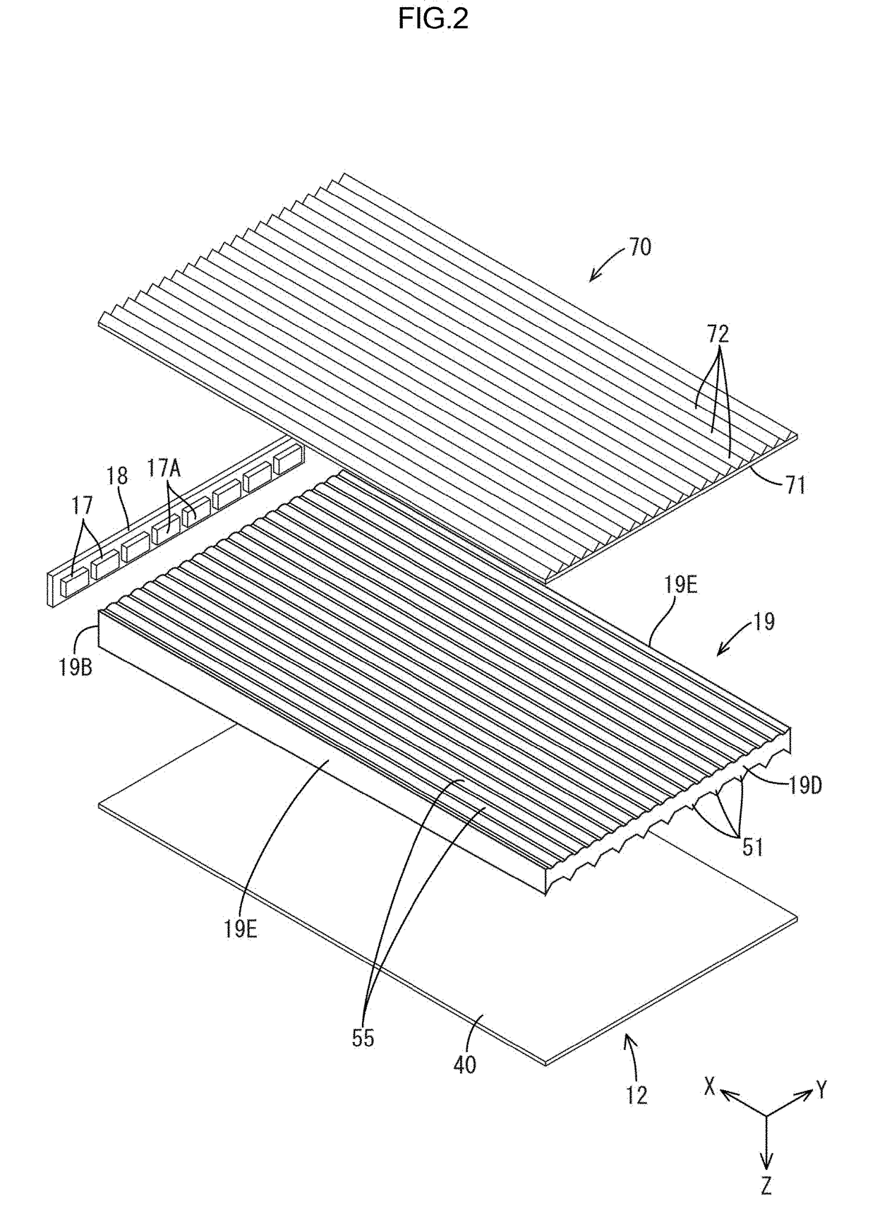 Lighting device and display device