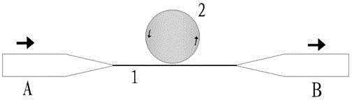 A chip-integrated silicon oxide microsphere laser