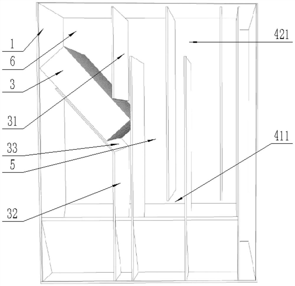 Electric flocculation purification device