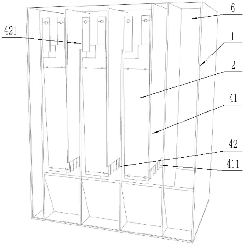 Electric flocculation purification device