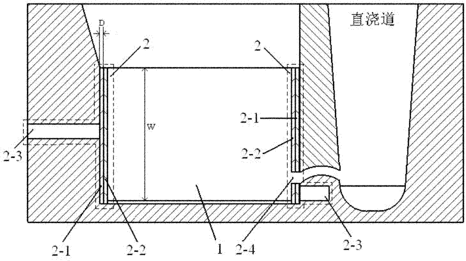 Ceramic casting mold applied to metal casting under electric field treatment and method for casting titanium aluminum-based alloy by using same