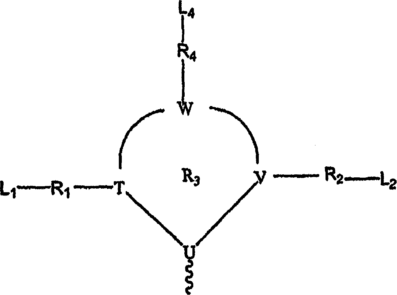 Heterocyclical chromophore architectures with novel electronic acceptor systems