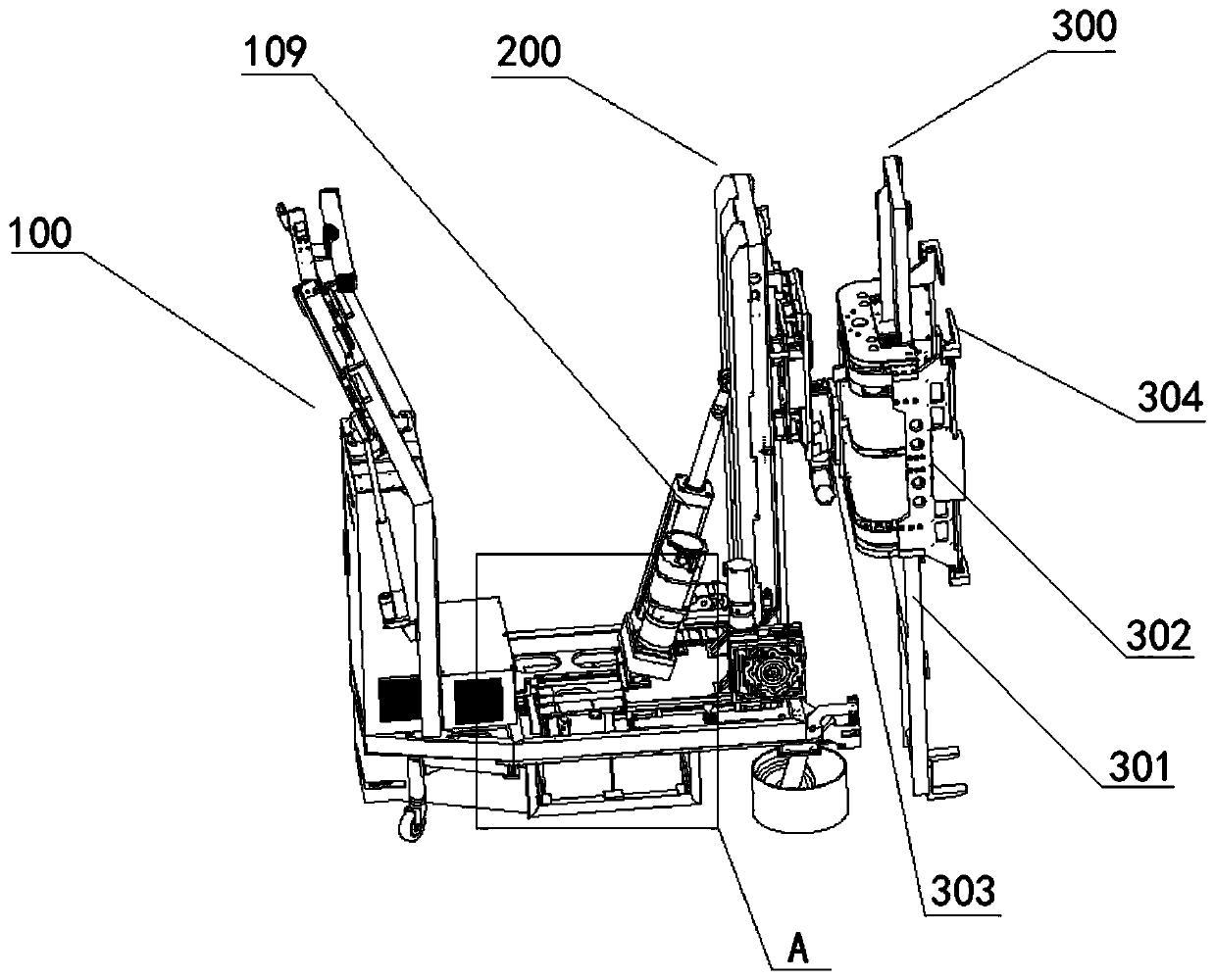 Wallboard mounting robot