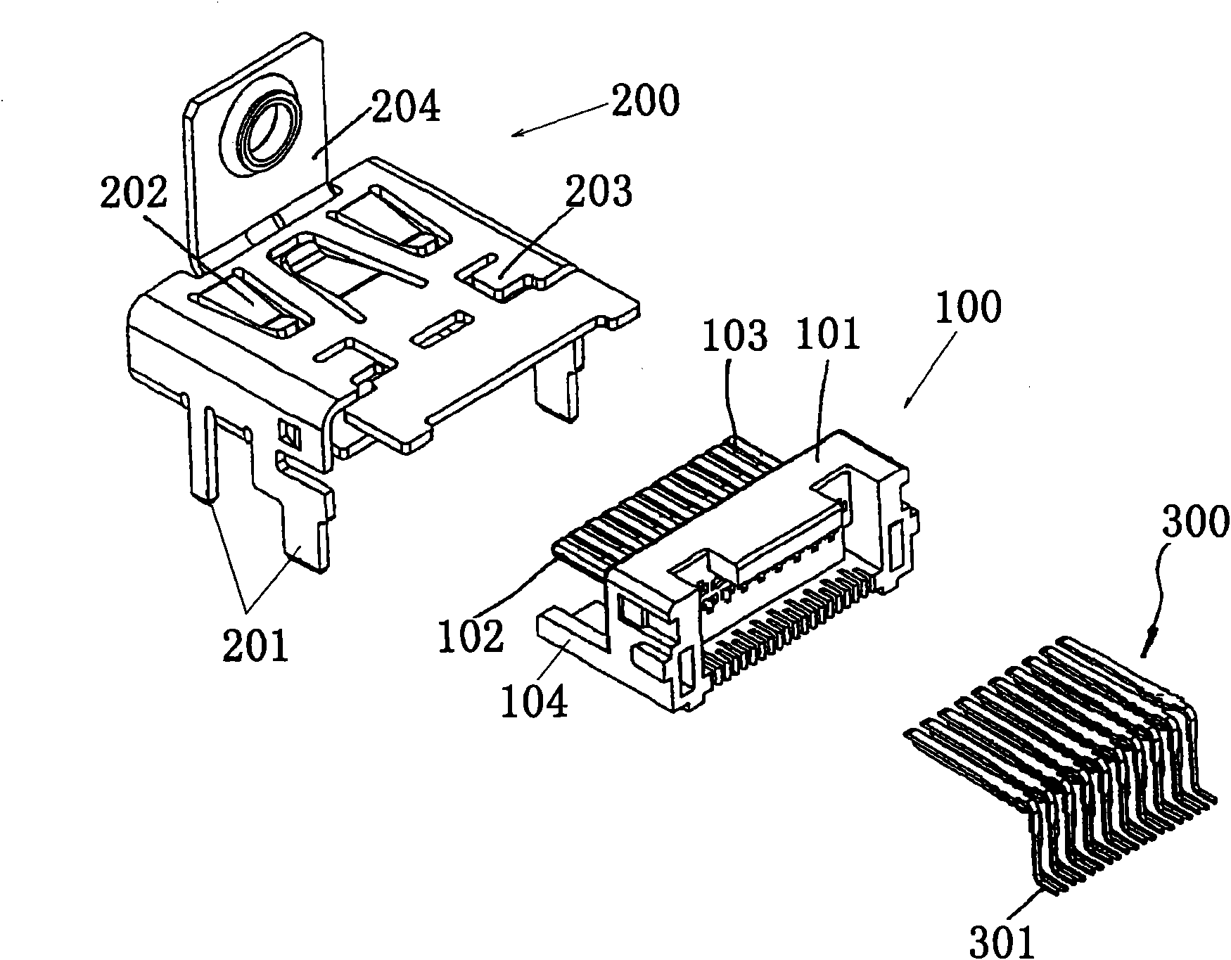 Housing used for electrical connector and manufacturing method thereof, and electrical connector