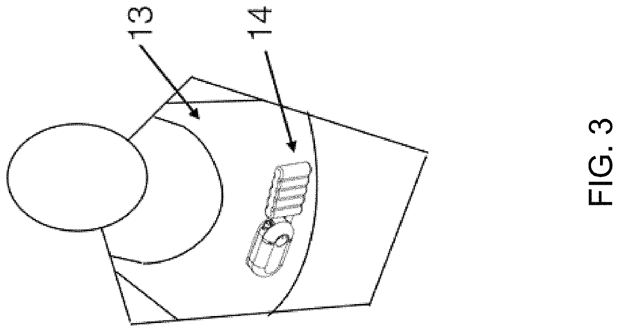 Portable device with disposable reservoir for collection of internal fluid after surgery