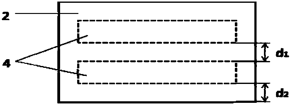 Test sample for tensile properties of large tow carbon fiber multifilament and sample preparation method thereof