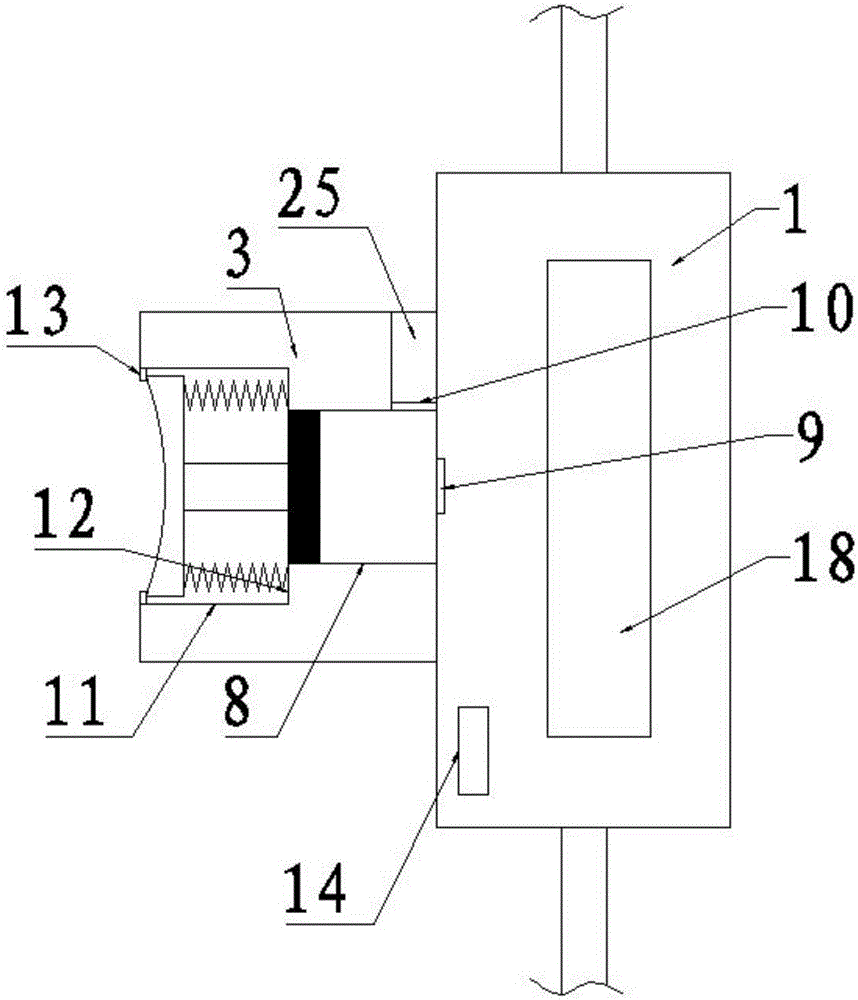 Negative-pressure drainage device for cardiovascular medicine