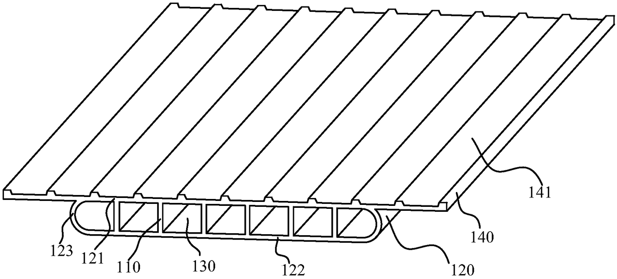 Liquid cooled pipe and battery system