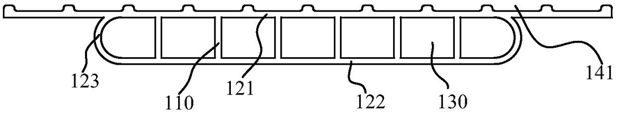 Liquid cooled pipe and battery system