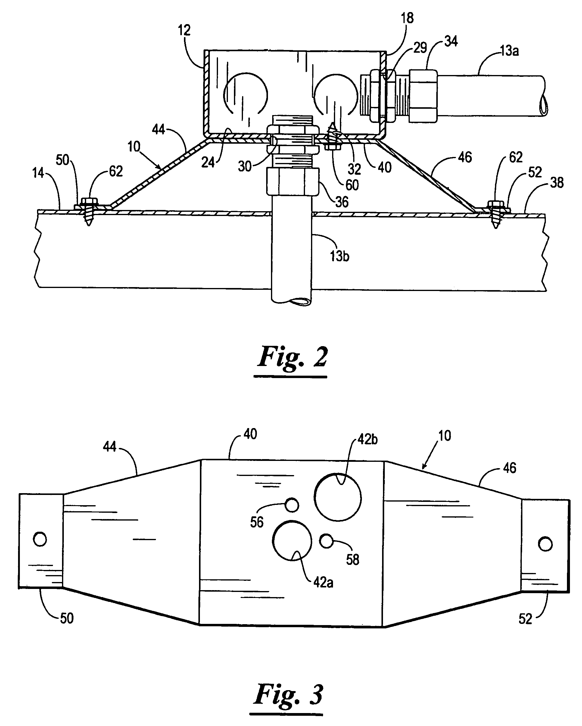 Support bracket for electrical junction box