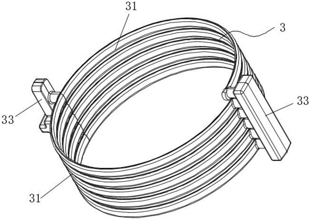 Low-pressure casting method for automobile motor casing and motor casing structure