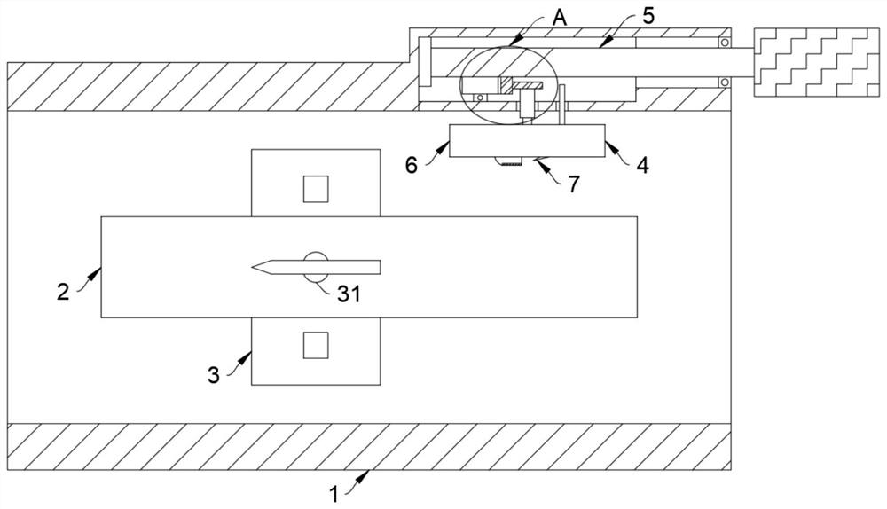 Raw bamboo slitting equipment capable of achieving quick removal of bamboo joint