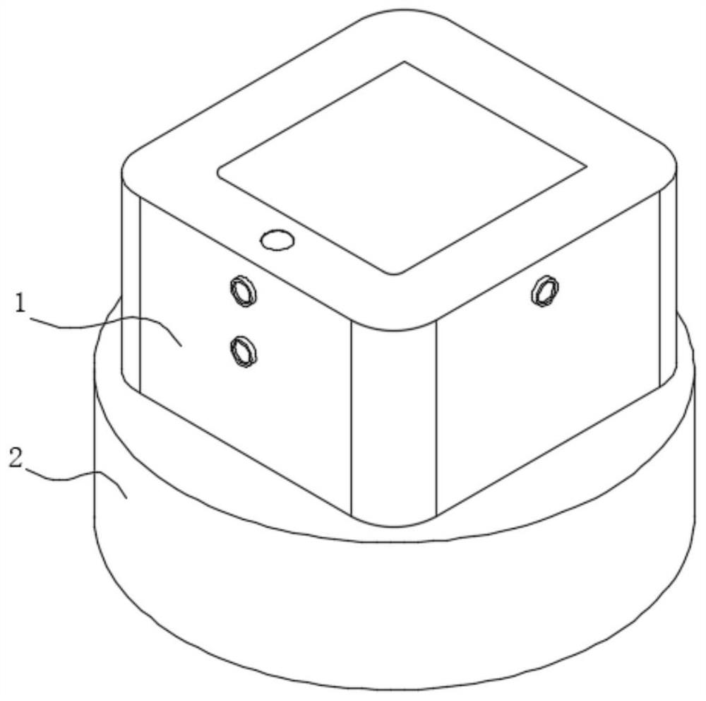 Automatic walking device based on electromechanical electrical control