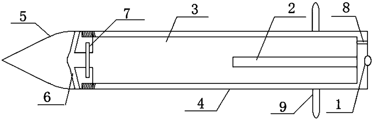 Carbon dioxide expanding and soil loosening device and method