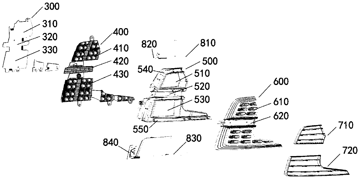 Optical system for vehicle lamp and vehicle lamp