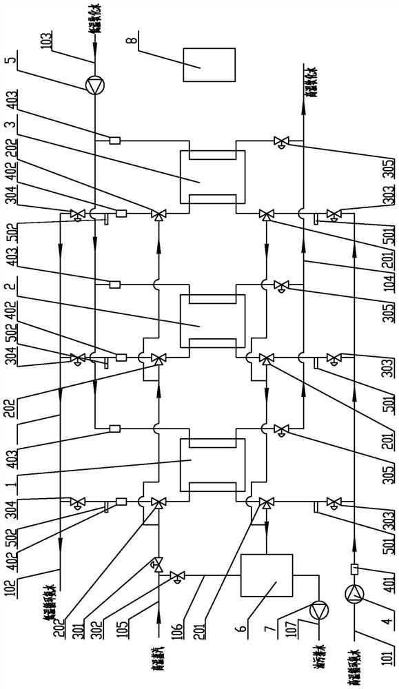 A Coking Circulating Ammonia Water Self-Cleaning Parallel Heat Extraction Device and Its Operation Control Method