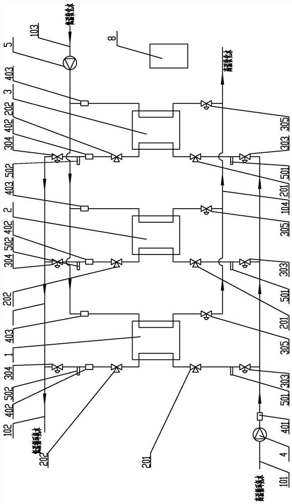 A Coking Circulating Ammonia Water Self-Cleaning Parallel Heat Extraction Device and Its Operation Control Method