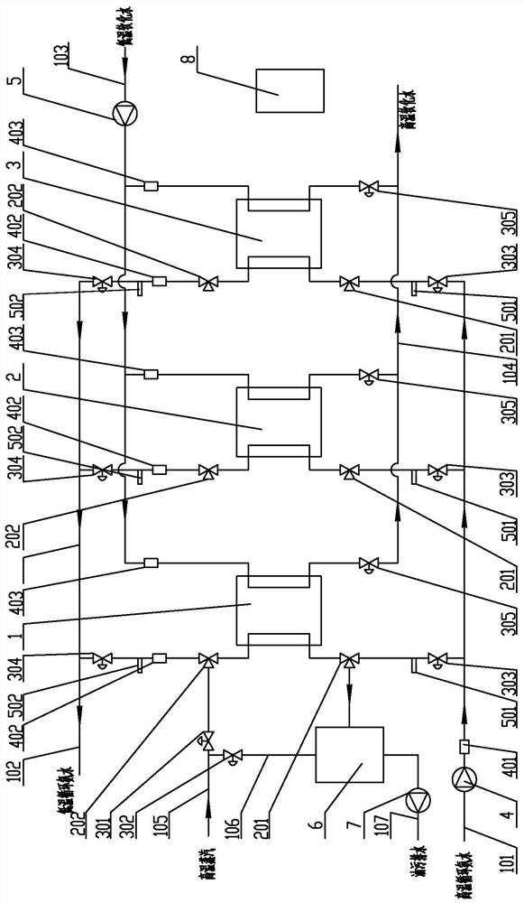 A Coking Circulating Ammonia Water Self-Cleaning Parallel Heat Extraction Device and Its Operation Control Method