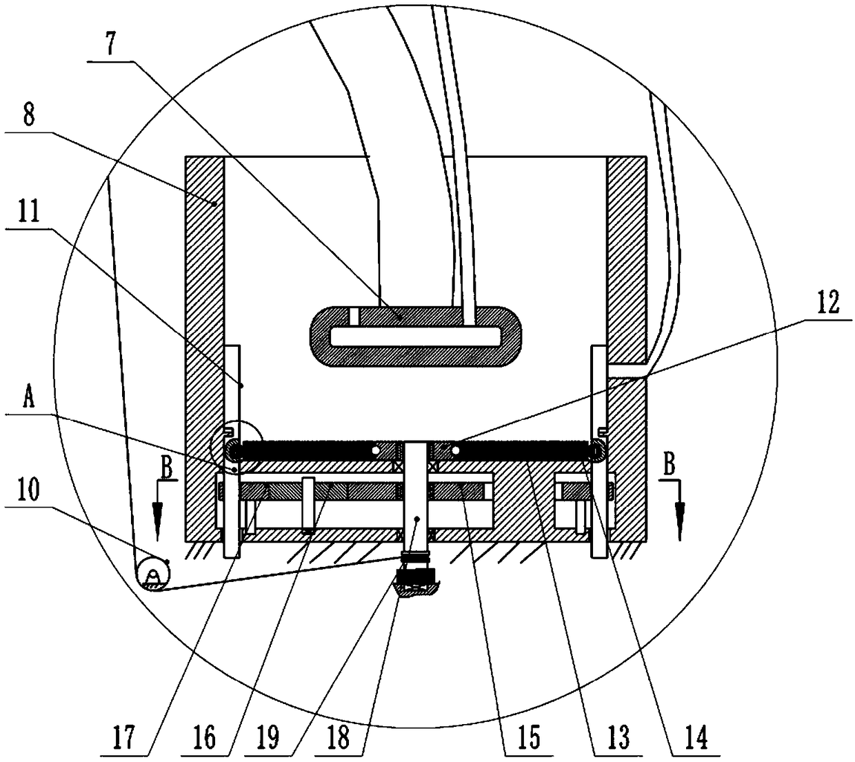 Meat hammering device