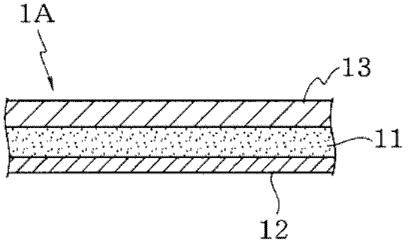 An adhesive and adhesion sheet