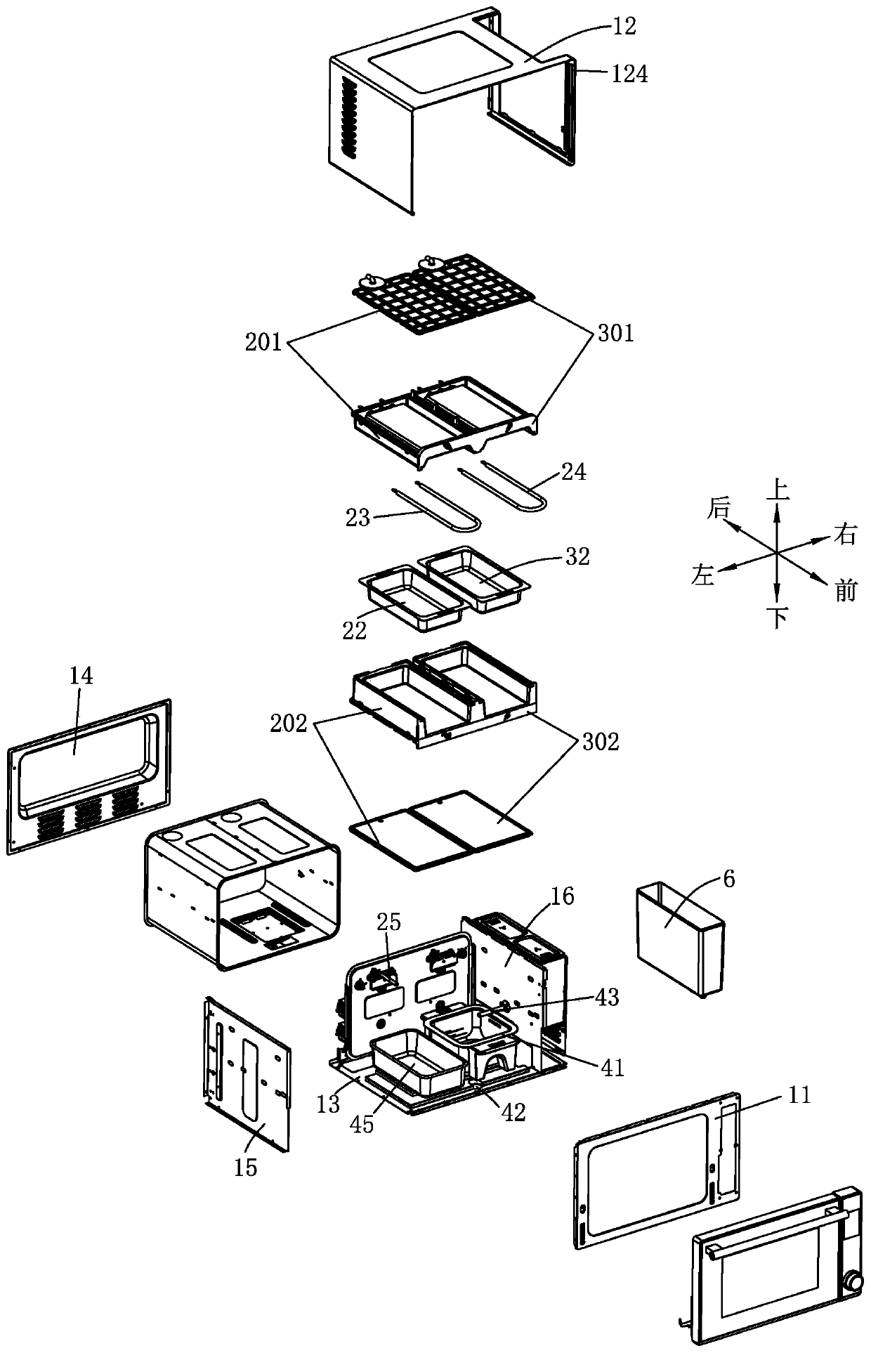 Food hydrothermal cooking oven and food hydrothermal cooking system