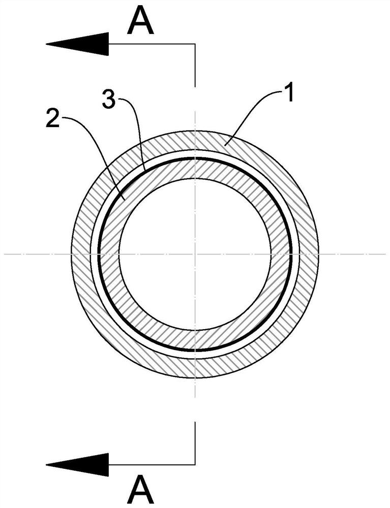 One-way heat conduction special copper tube and preparation method thereof