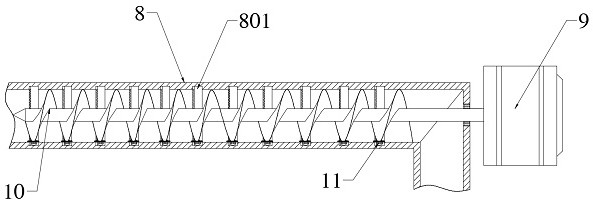 Novel environment-friendly anti-blocking easy-to-convey municipal wastewater circulating treatment device