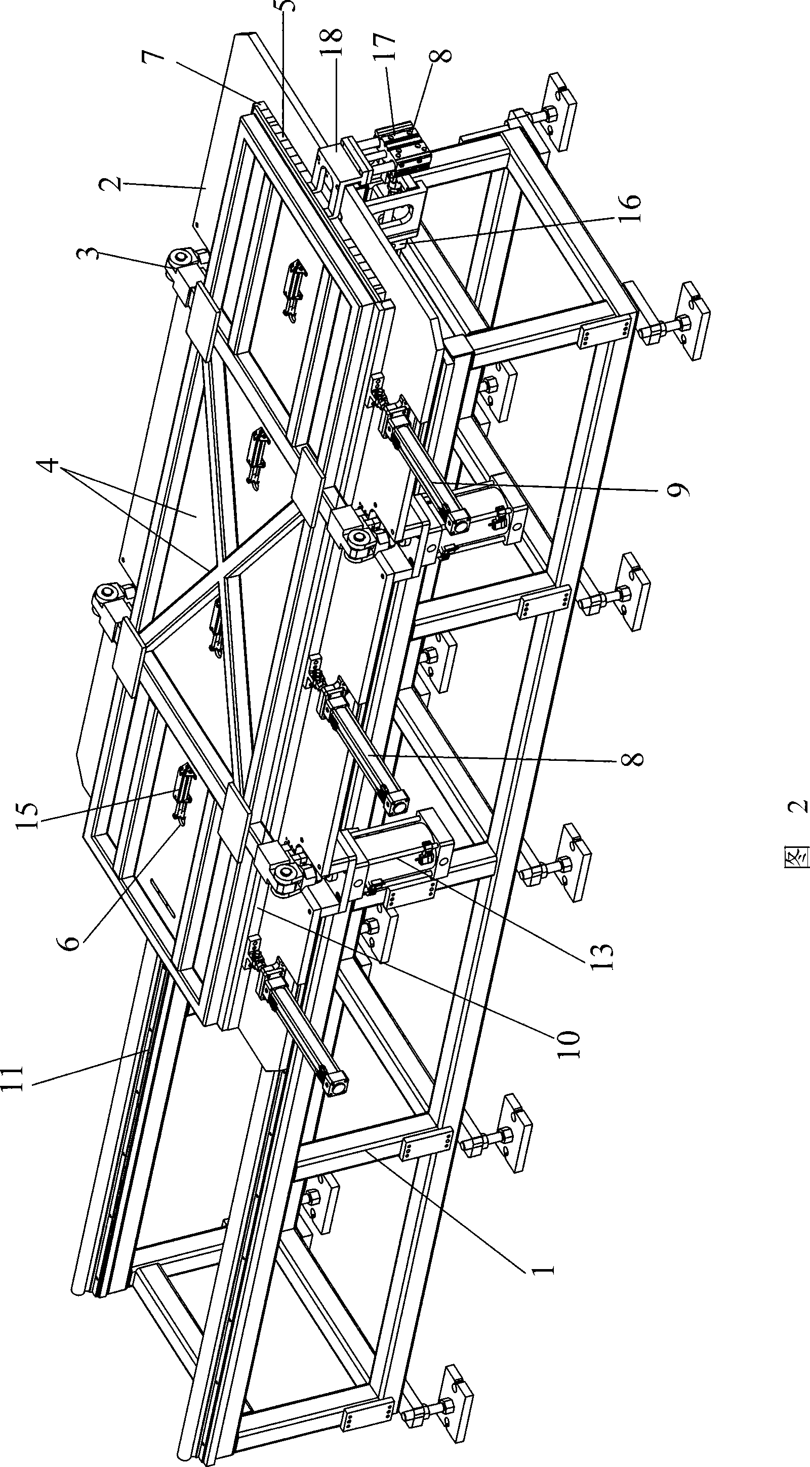 Continuous production method of foam filling panel