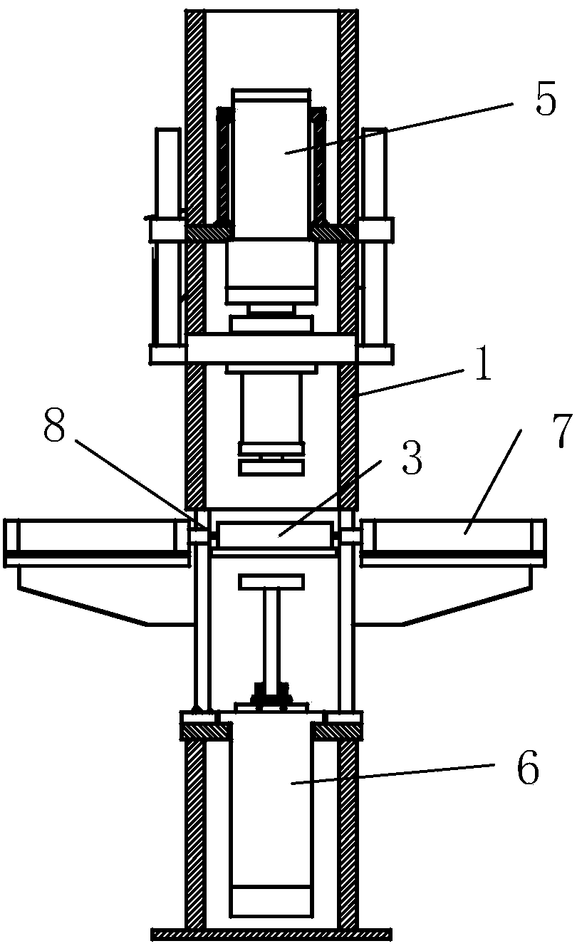 Hydraulic control system for constant pressure press for timber floor