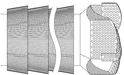 Drill rod adopting pangolin scale biomimetic structure