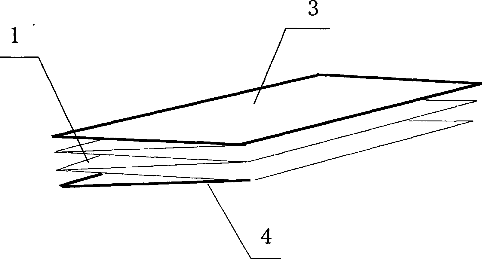 Card list with folding interleaf